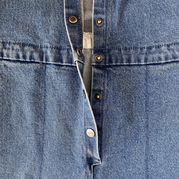 RVCA overalls snap up front size 29 frayed/raw ends - Picture 9 of 12